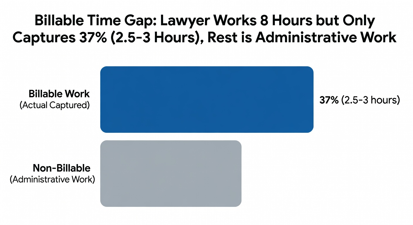 Your Lawyers Are Capturing 37% of Their Billable Time (And How to Fix It)